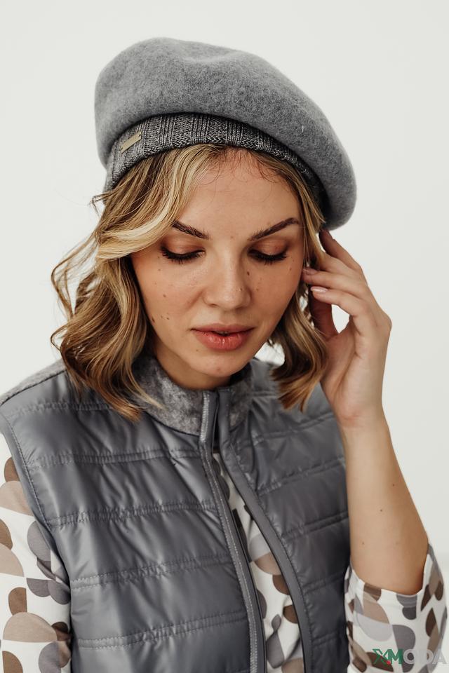 Берет Seeberger серый