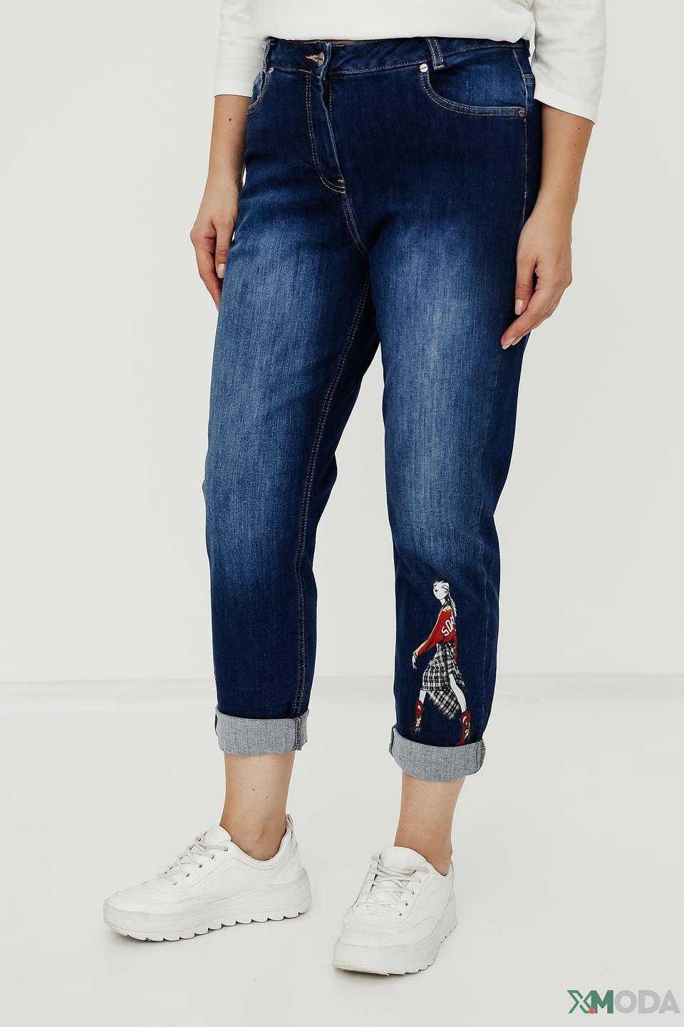 Джинсы Doris Streich с вышивкой