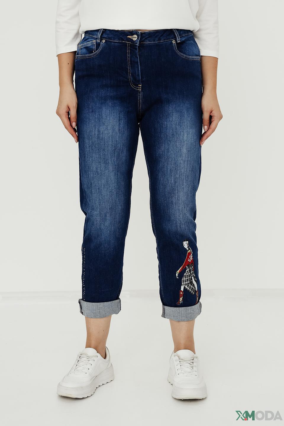 Джинсы Doris Streich с вышивкой