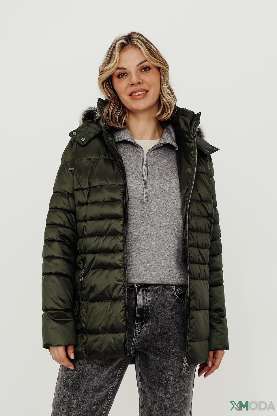 Куртка Lebek стеганая хаки