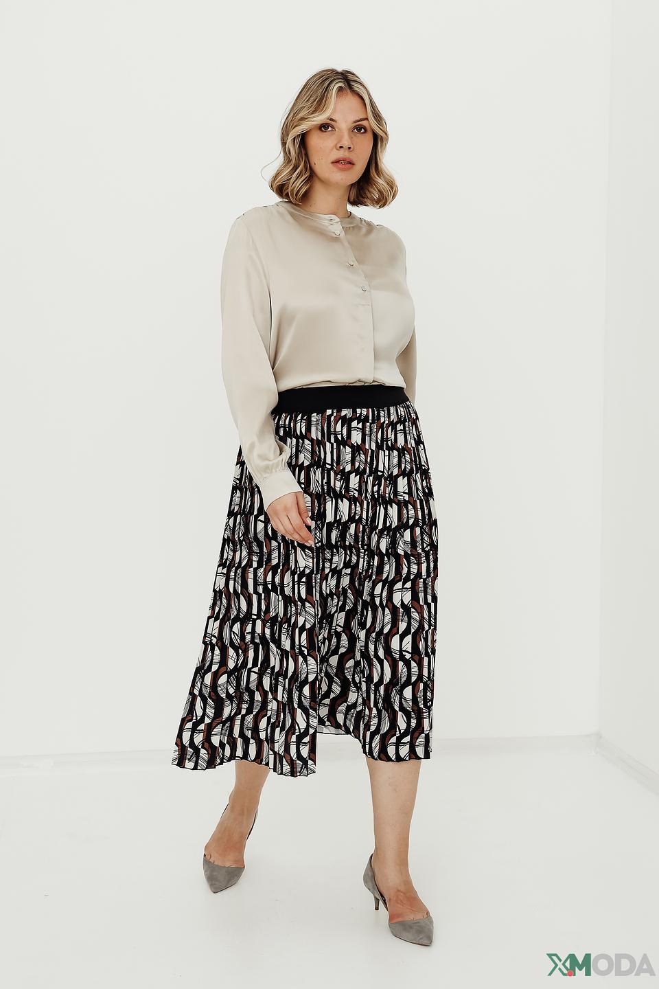 Юбка Lebek с геометрическим принтом