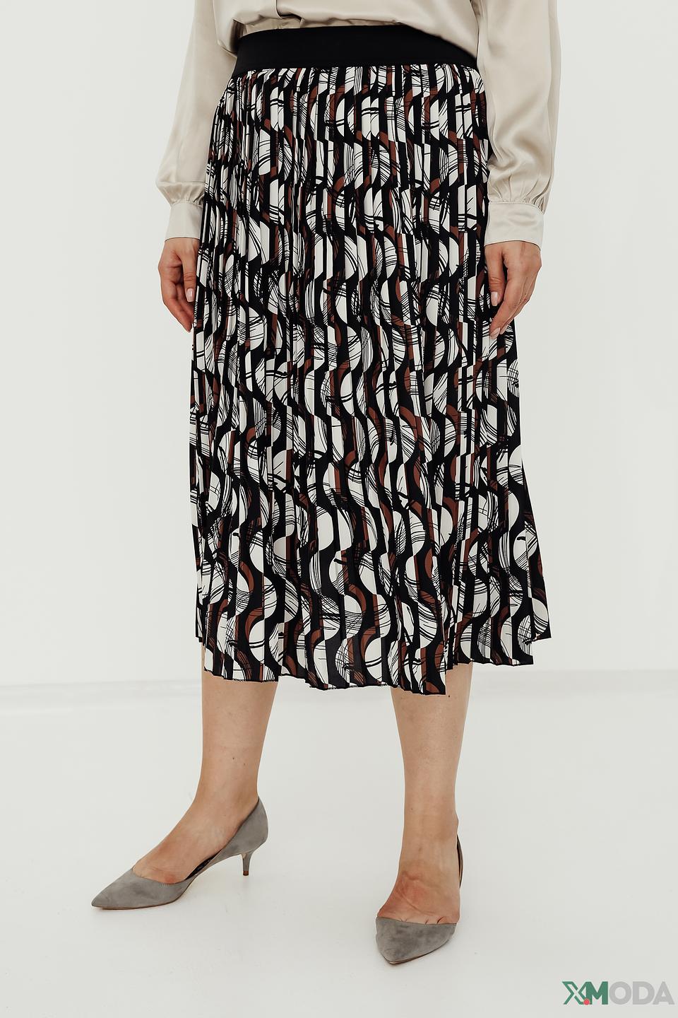 Юбка Lebek с геометрическим принтом