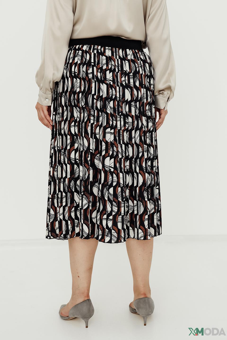 Юбка Lebek с геометрическим принтом