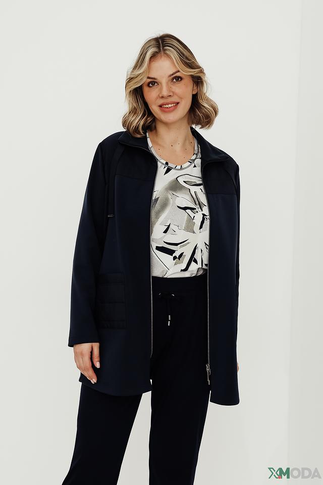 Жакет Frank Walder приталенный тёмно-синий