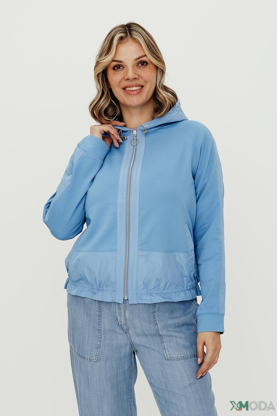 Жакет Thomas Rabe голубой с капюшоном