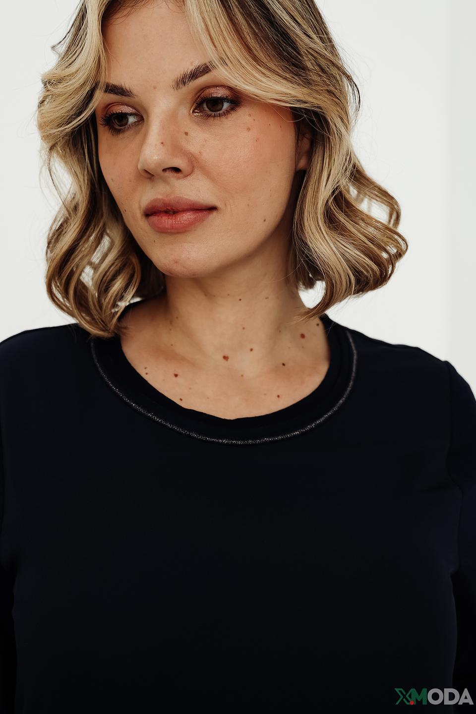 Блуза Frank Walder с округлым вырезом