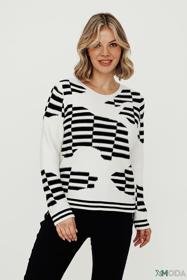 Пуловер Rabe collection в полоску