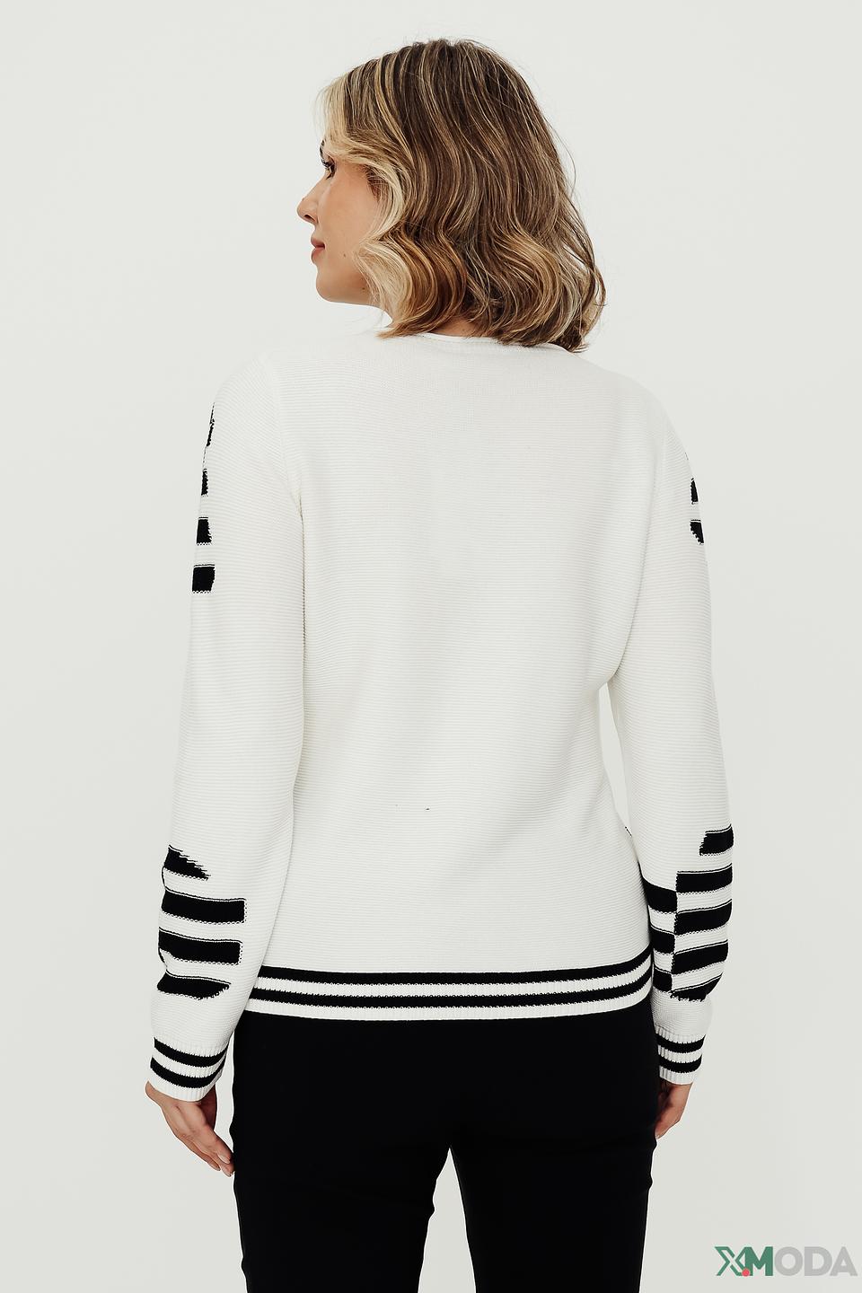 Пуловер Rabe collection в полоску