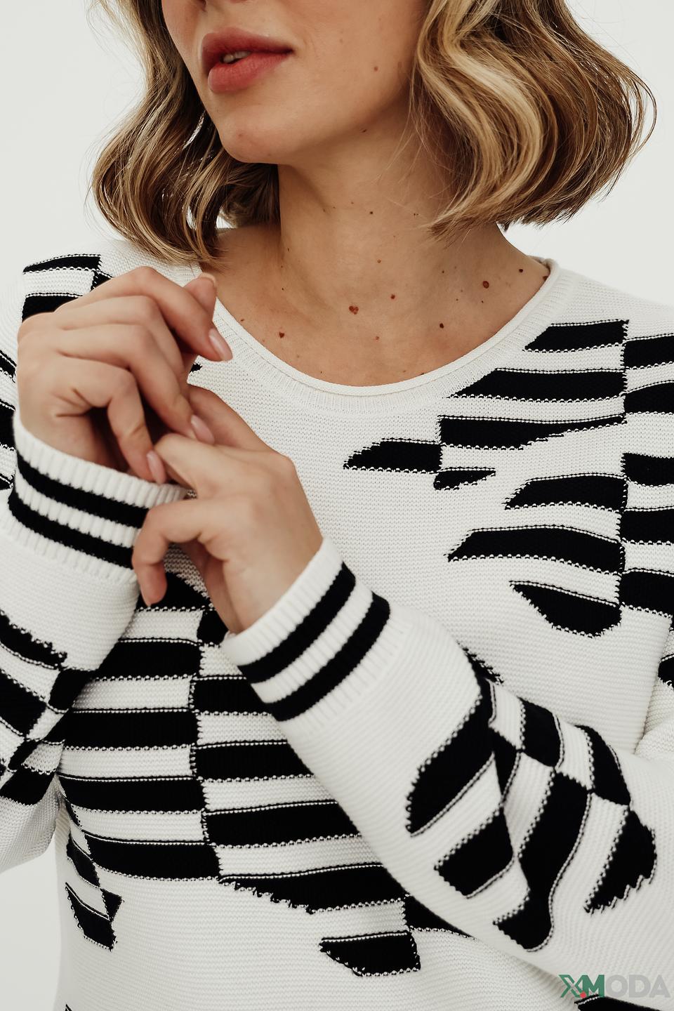 Пуловер Rabe collection в полоску