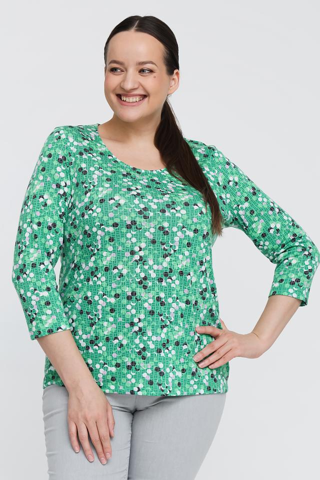 Лонгслив Gerry Weber с принтом зелёный
