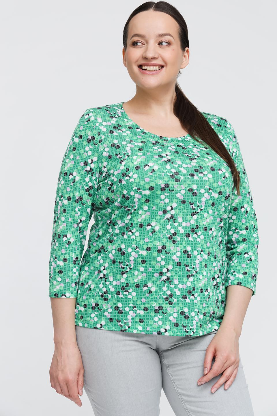 Лонгслив Gerry Weber с принтом зелёный