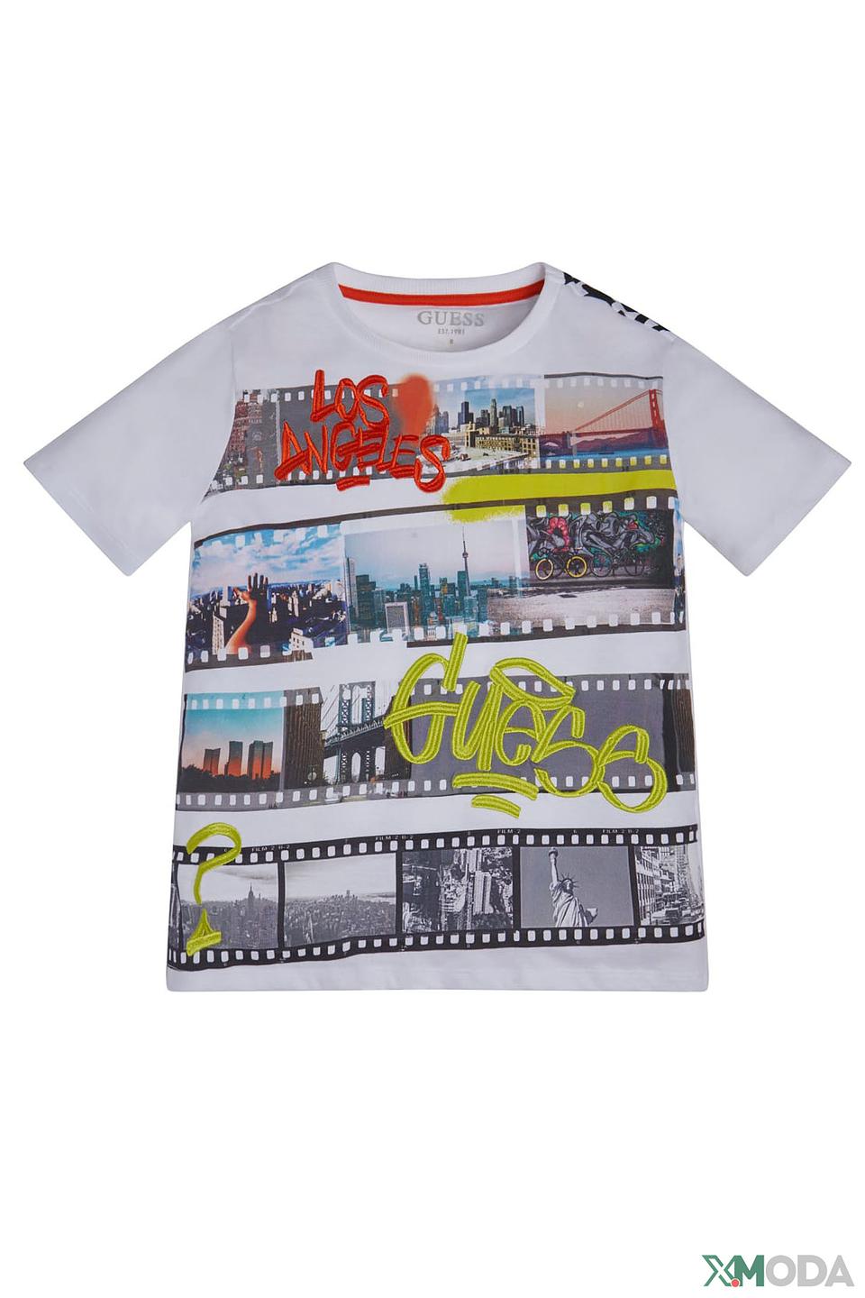 Футболка Guess с принтом Los Angeles