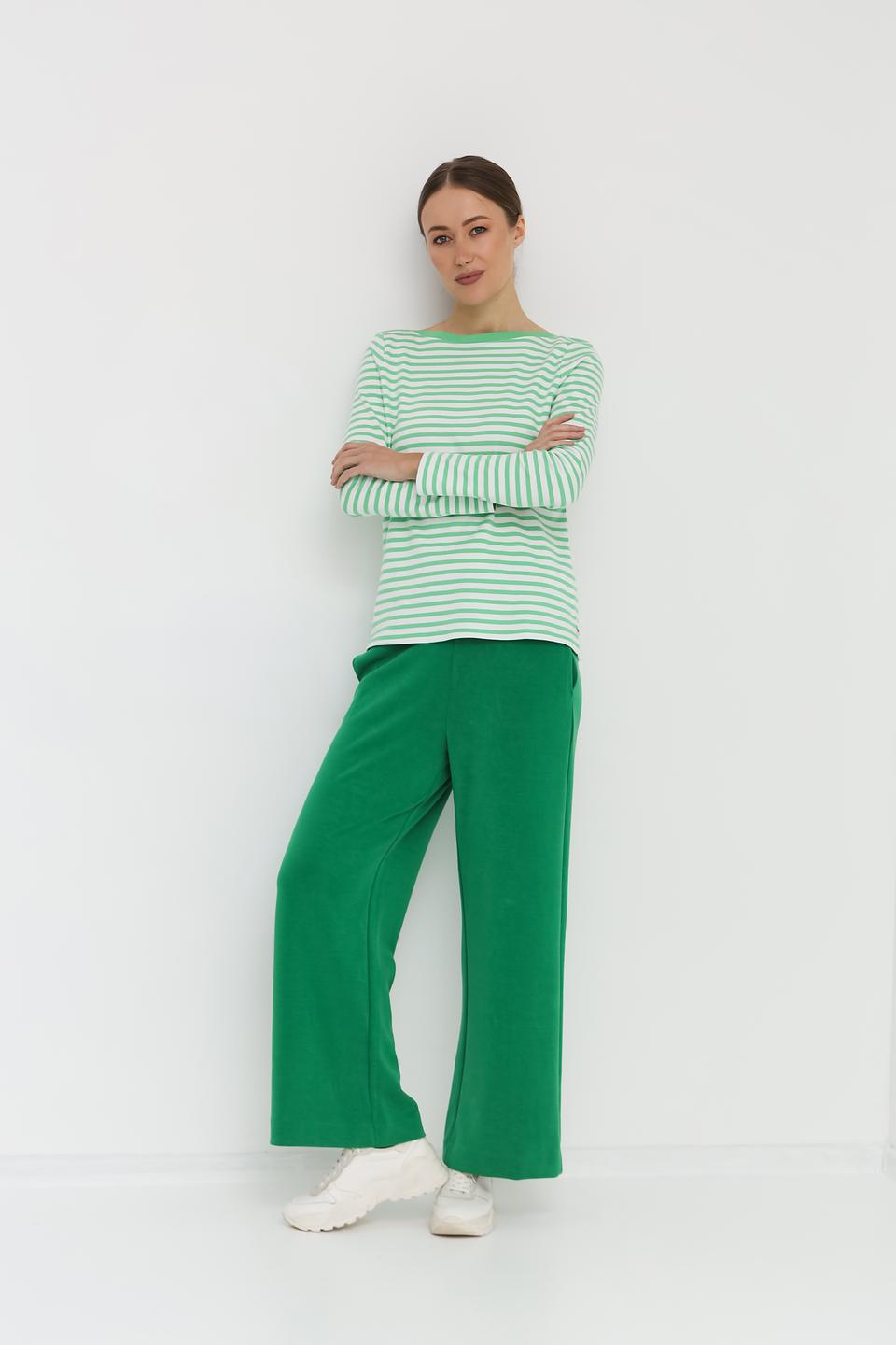 Лонгслив Tom Tailor в полоску лайм