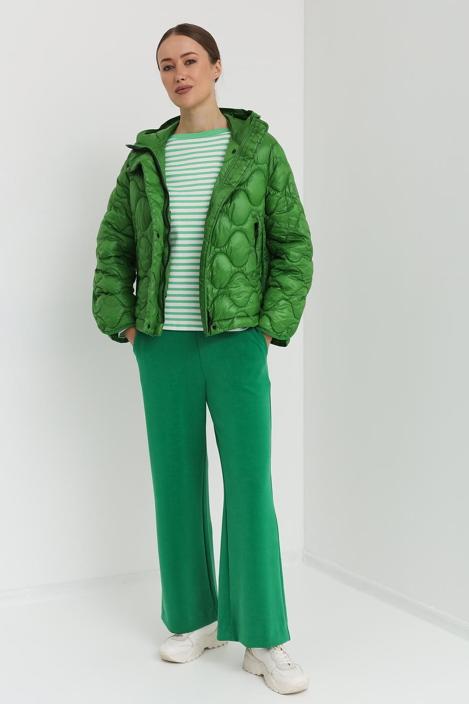 Куртка Luisa Cerano зелёная стеганая