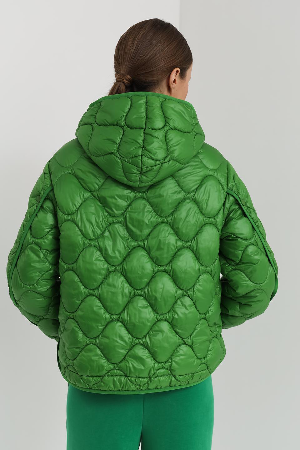 Куртка Luisa Cerano зелёная стеганая