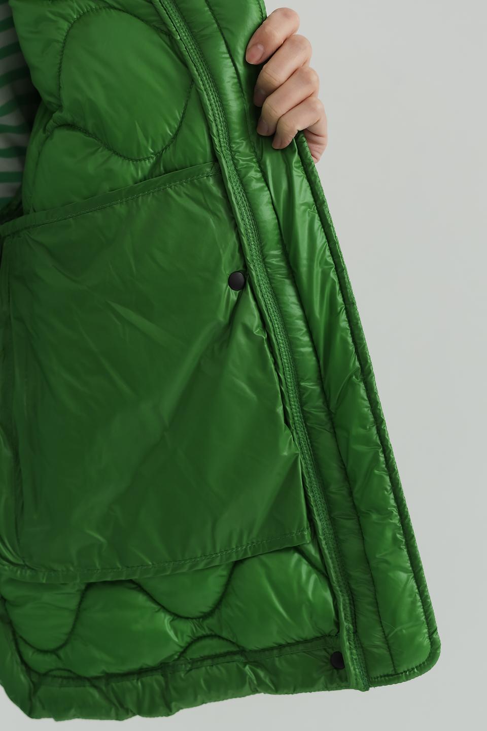 Куртка Luisa Cerano зелёная стеганая
