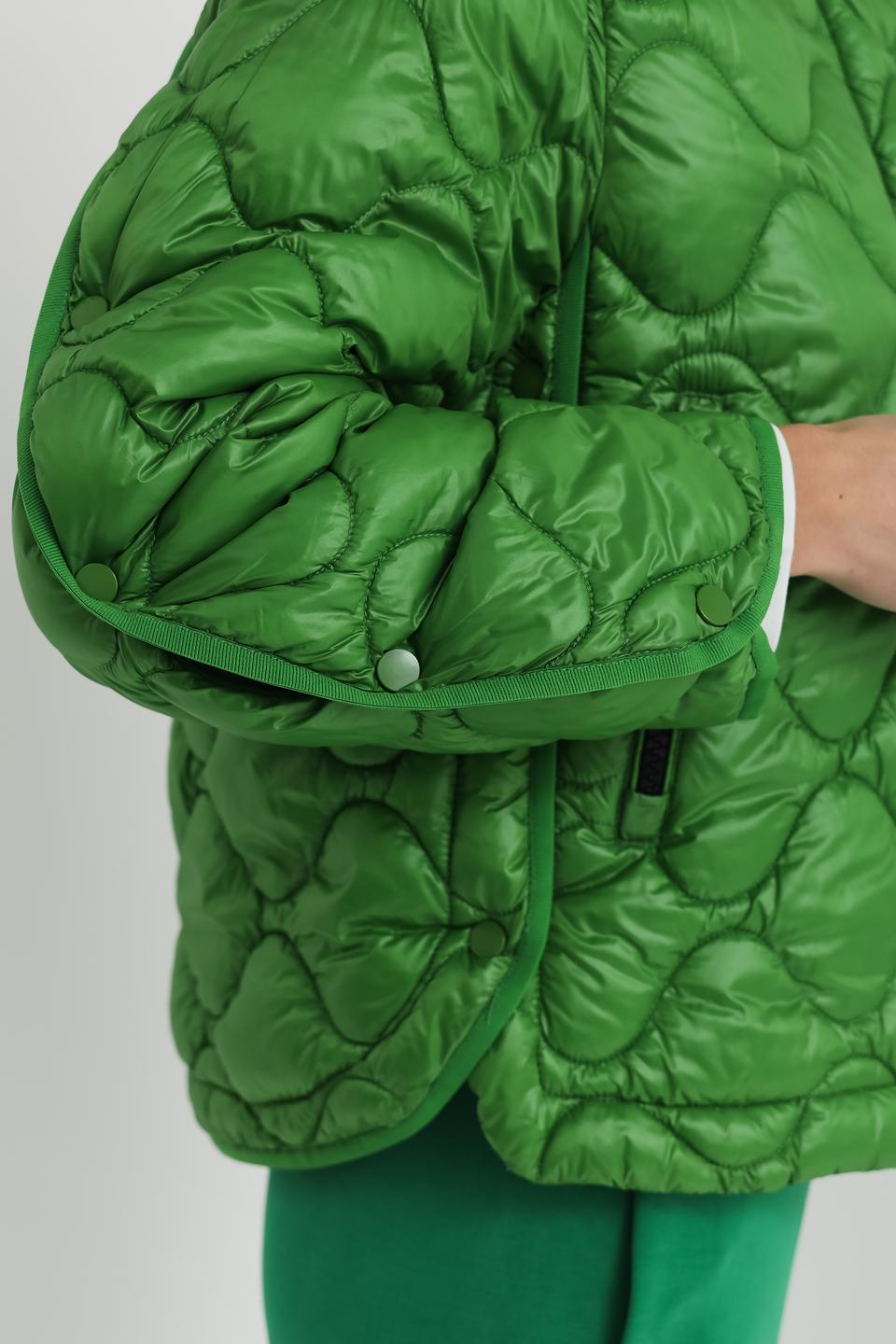 Куртка Luisa Cerano зелёная стеганая