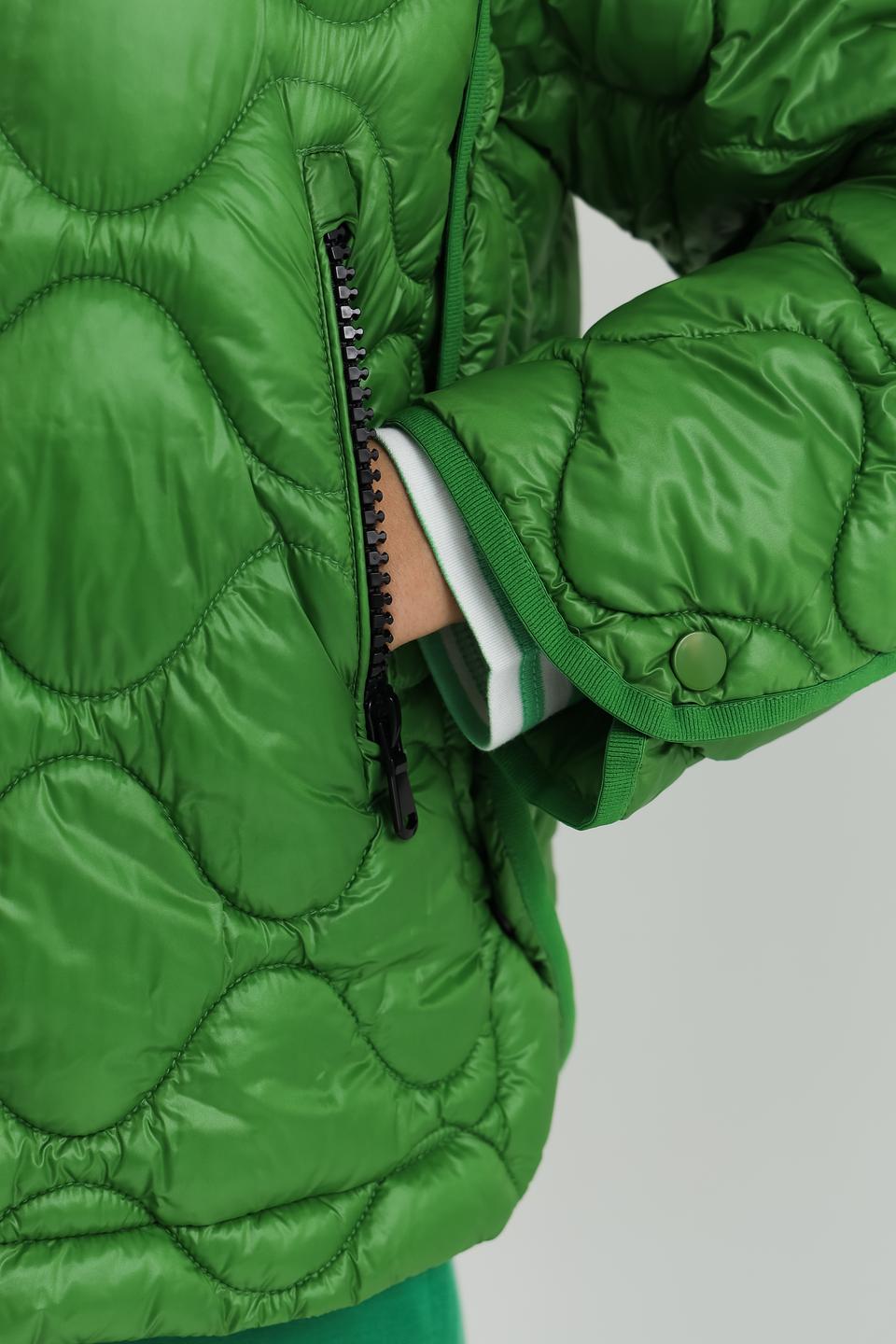 Куртка Luisa Cerano зелёная стеганая