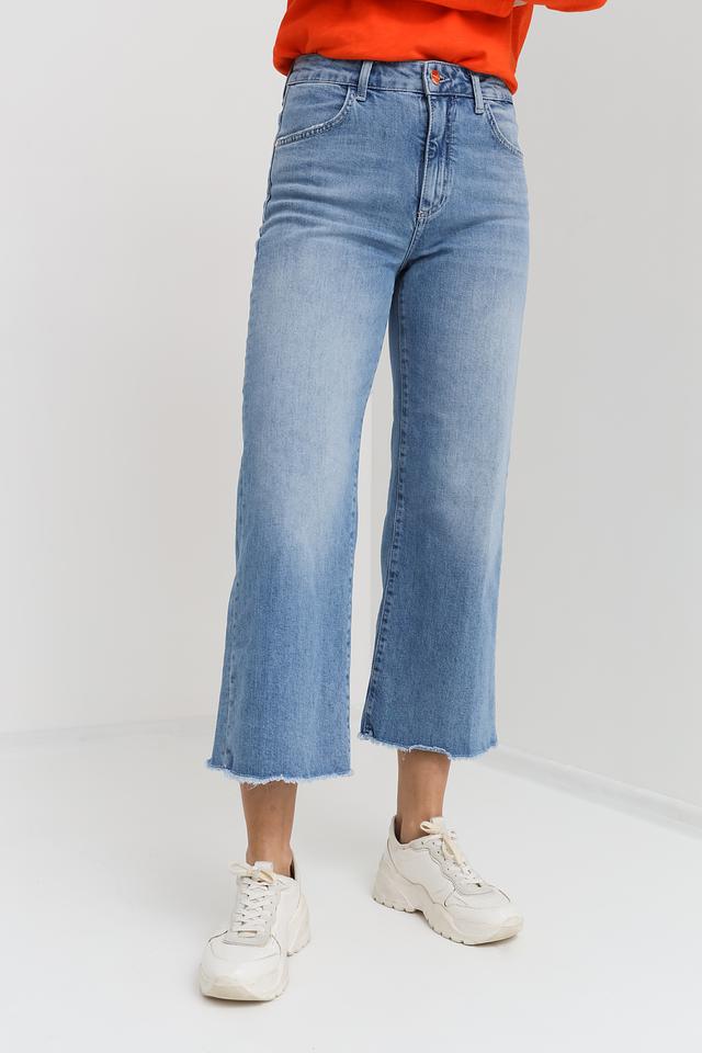 Джинсы Rich and Royal кюлоты голубые