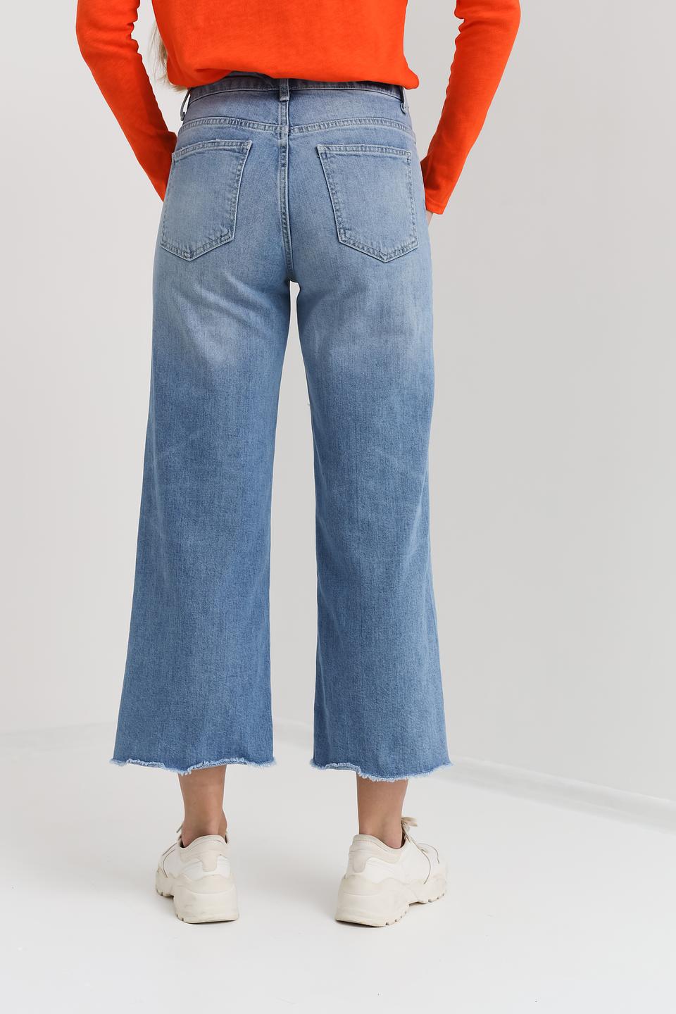 Джинсы Rich and Royal кюлоты голубые