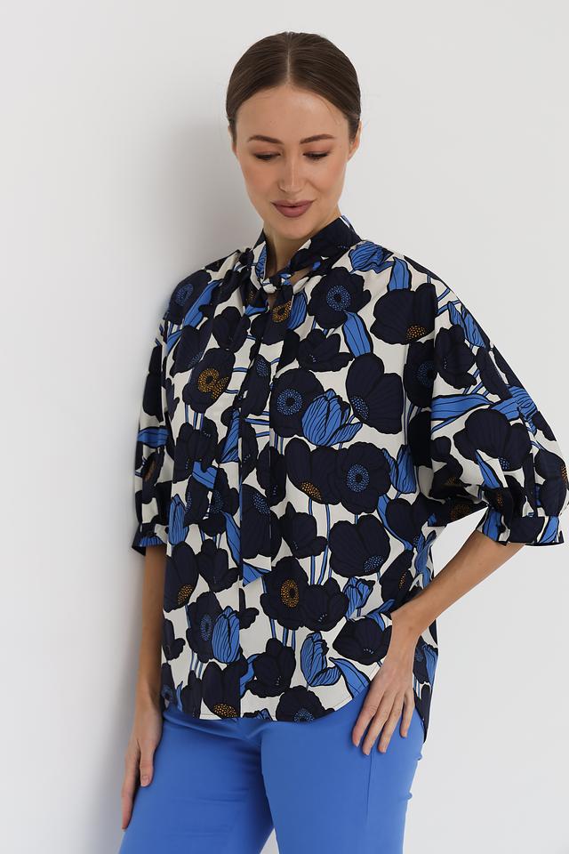 Блуза Luisa Cerano с цветочным принтом