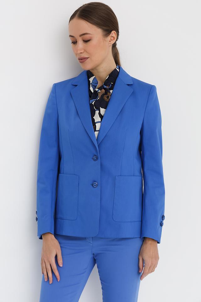 Жакет Luisa Cerano синий приталенный