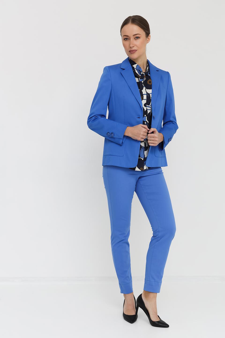 Жакет Luisa Cerano синий приталенный