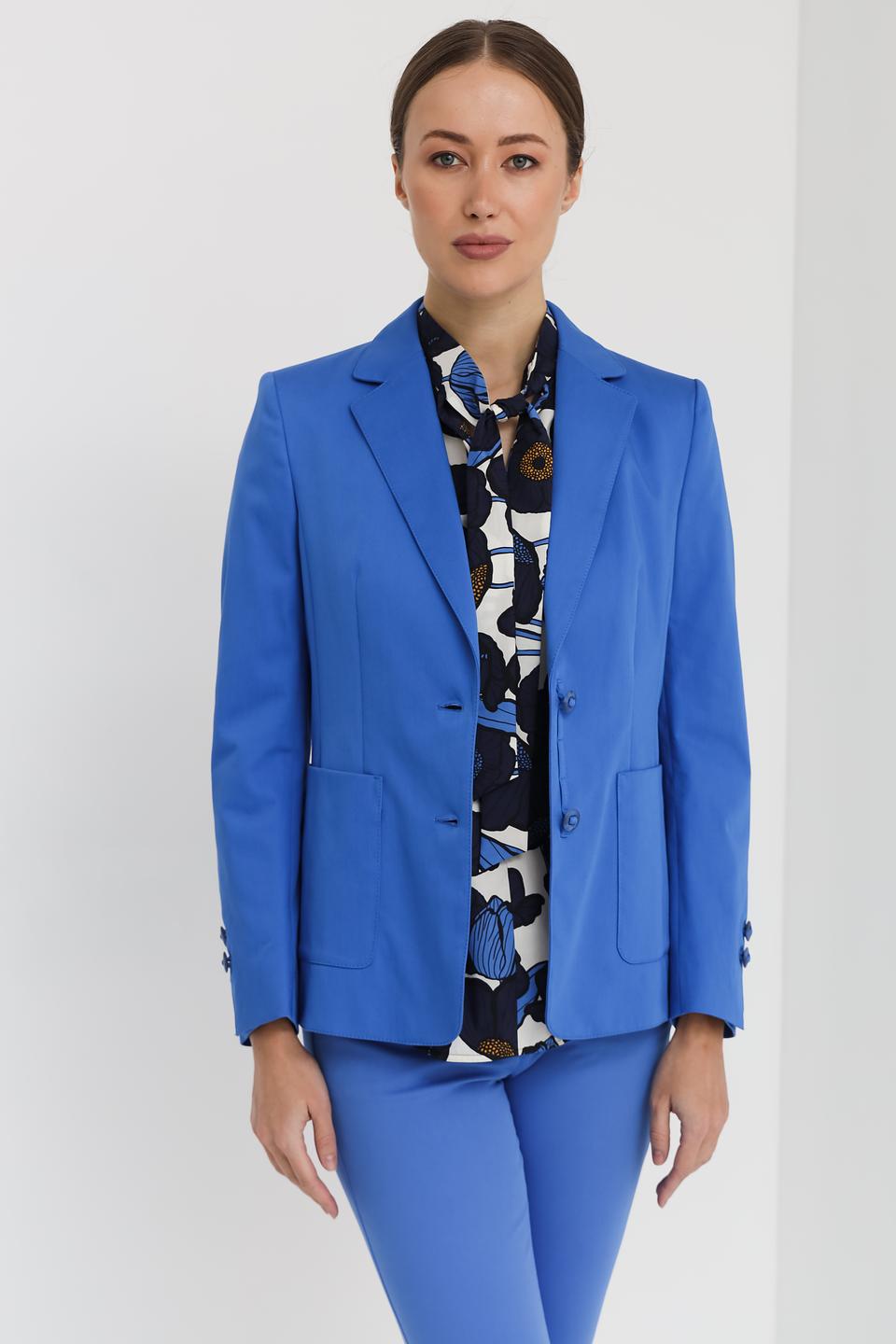 Жакет Luisa Cerano синий приталенный
