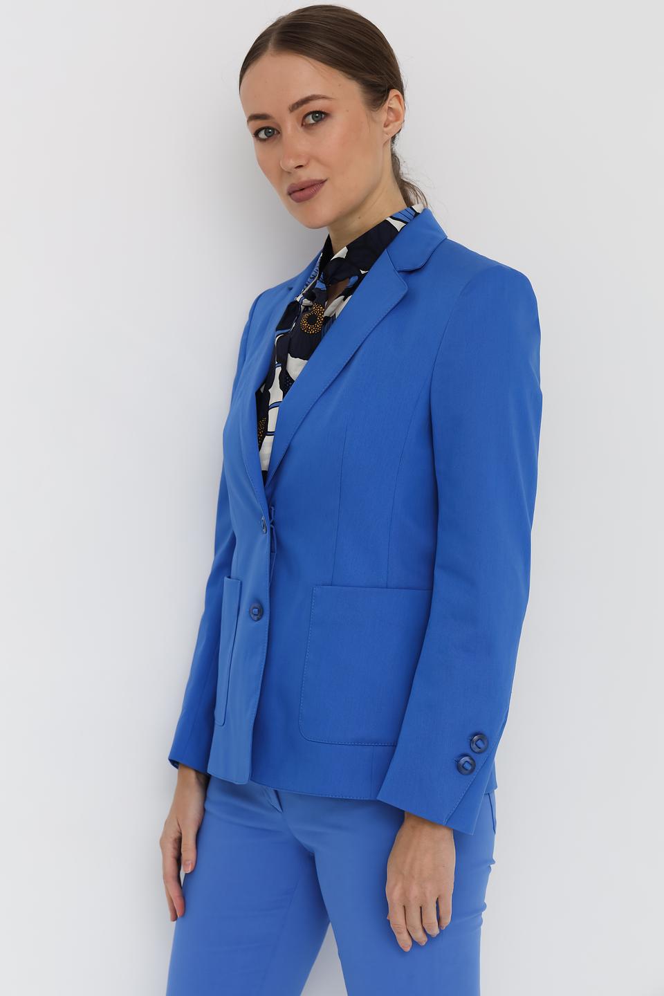 Жакет Luisa Cerano синий приталенный