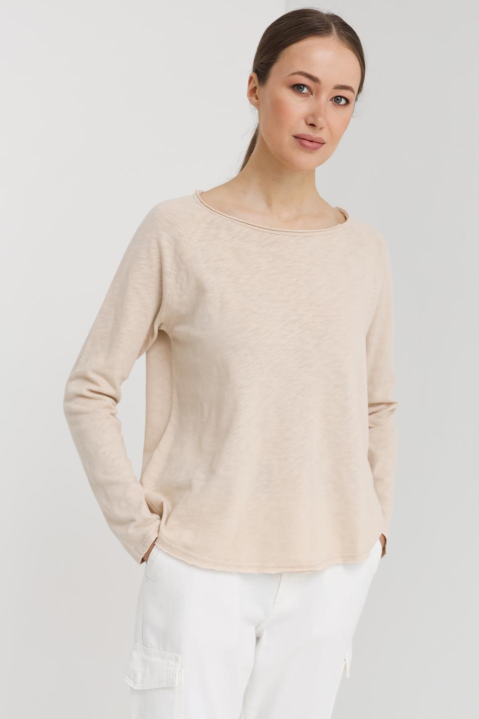 Пуловер Rich and Royal бежевый