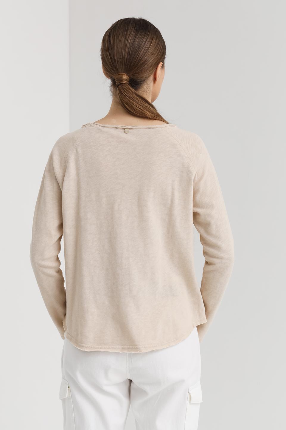 Пуловер Rich and Royal бежевый