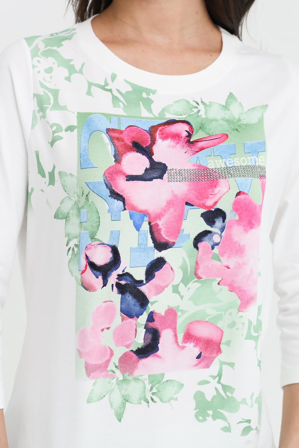 Футболка Thomas Rabe с цветочным принтом