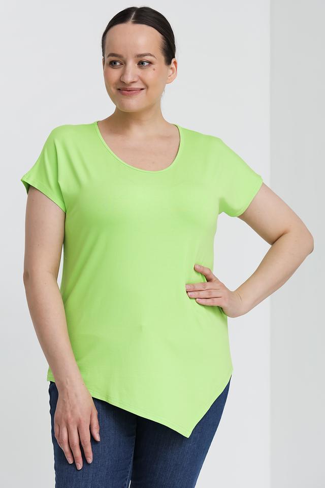 Блуза Doris Streich лайм асимметричный низ