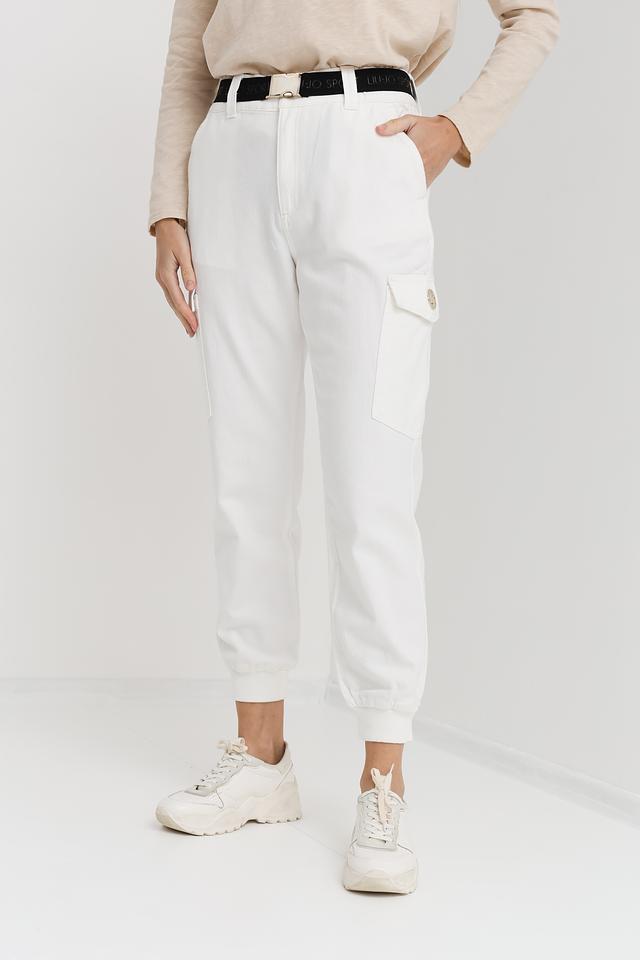 Брюки Liu-Jo белые карго