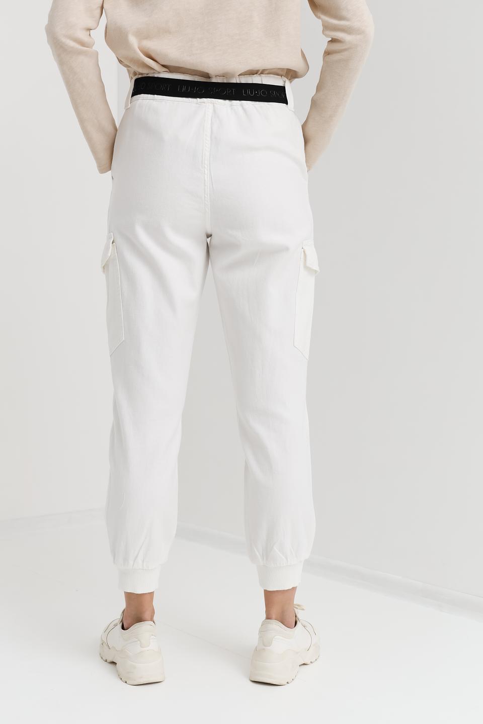 Брюки Liu-Jo белые карго