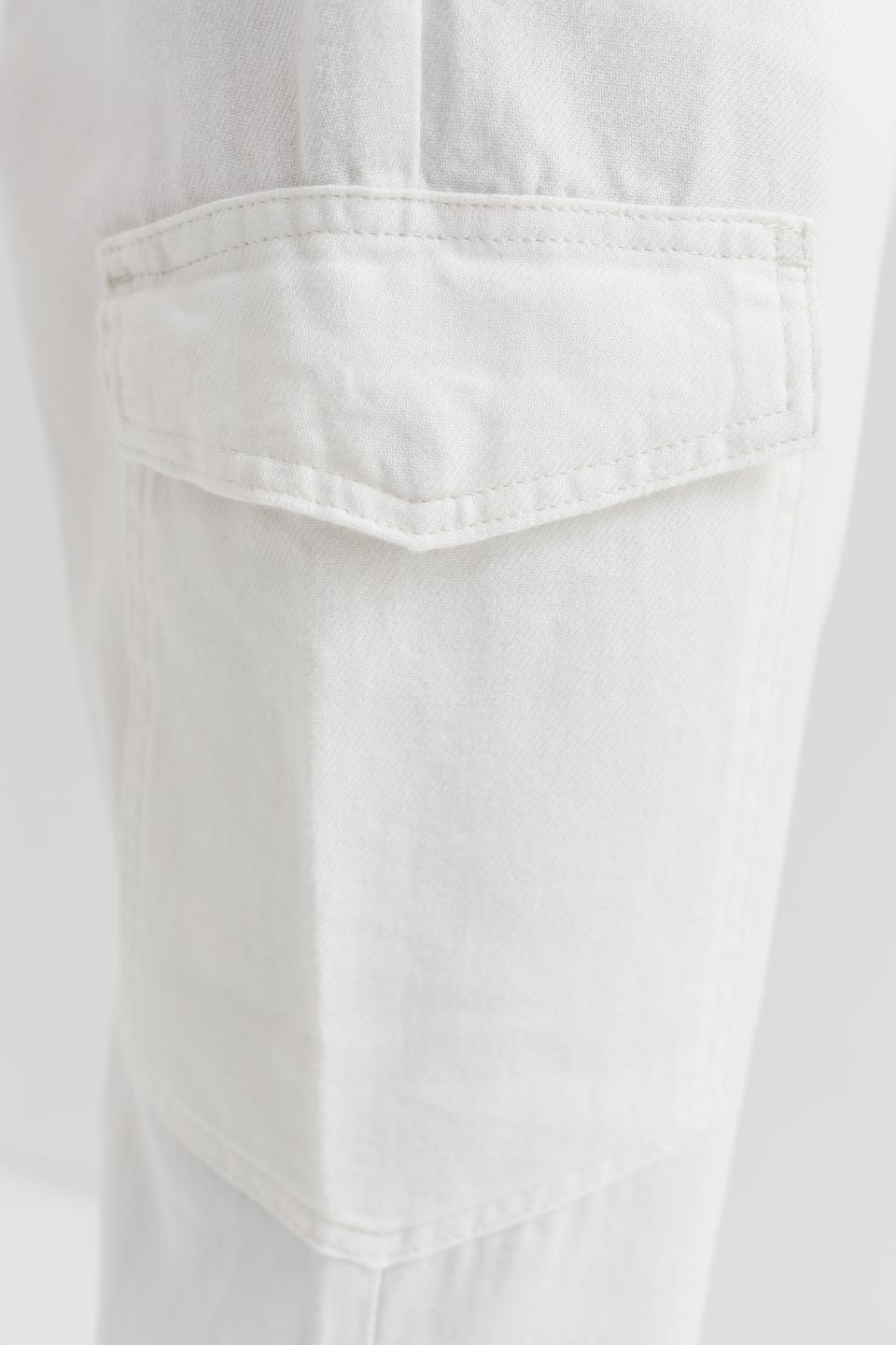 Брюки Liu-Jo белые карго