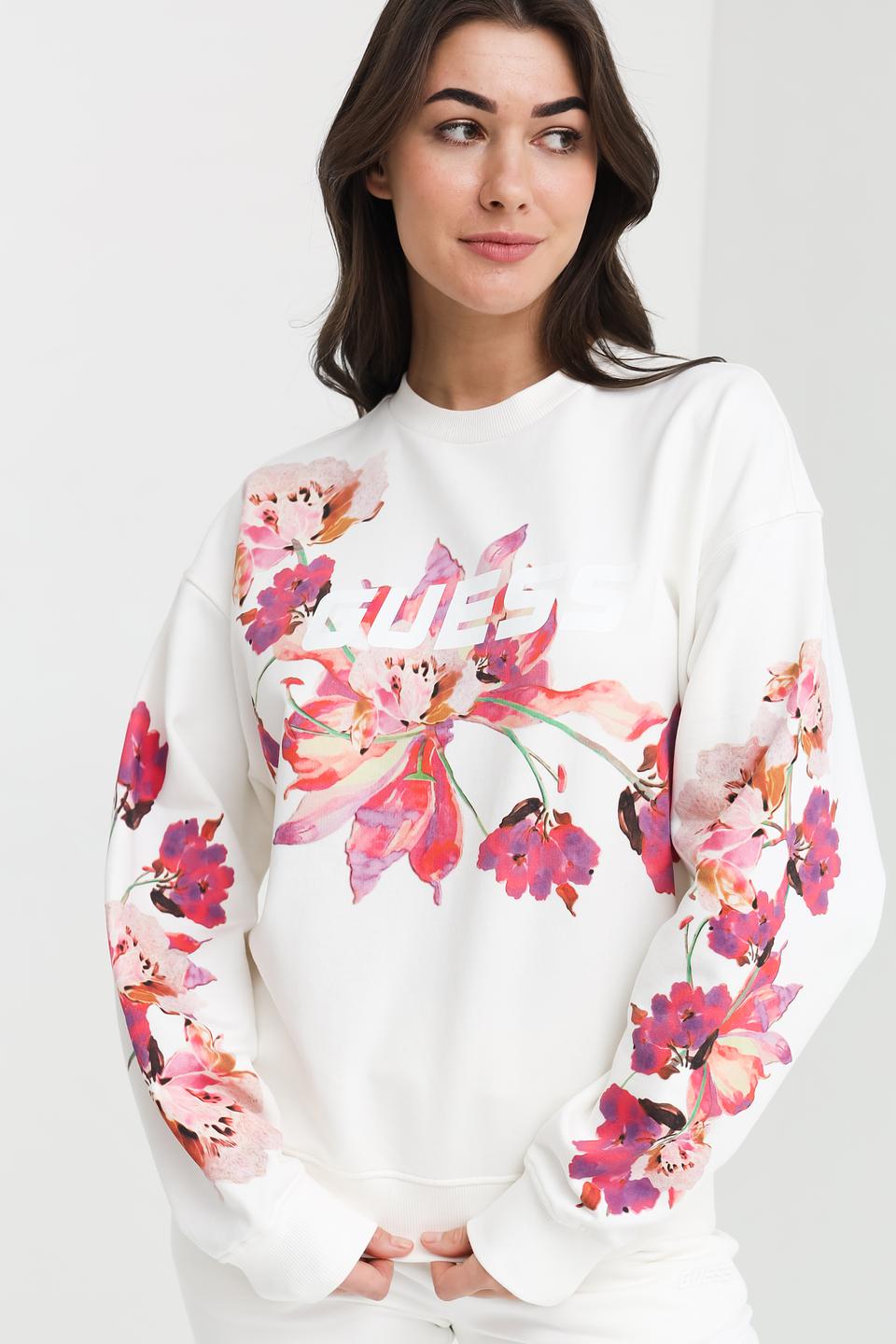 Джемпер Guess с цветочным принтом