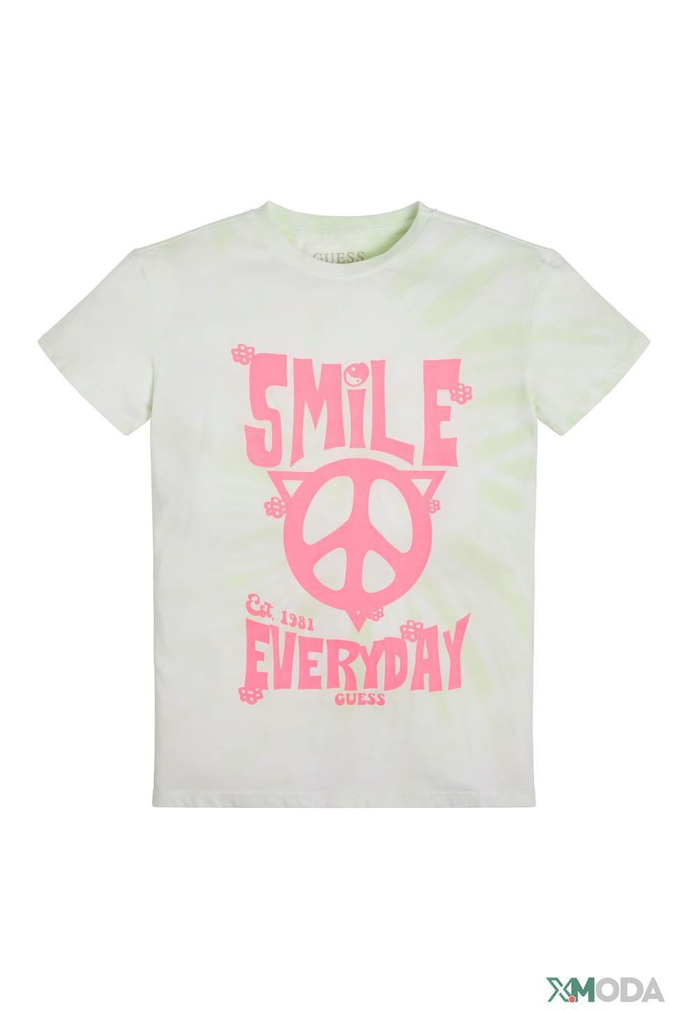 Футболка Guess Tie-Dye лайм