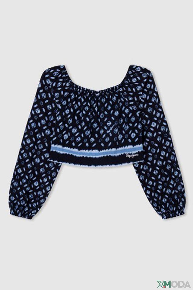 Блуза Pepe Jeans London с принтом