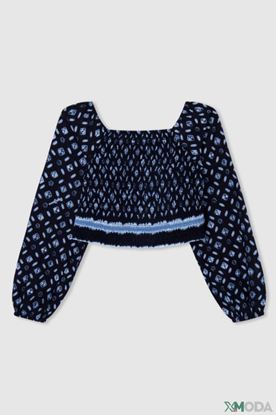 Блуза Pepe Jeans London с принтом