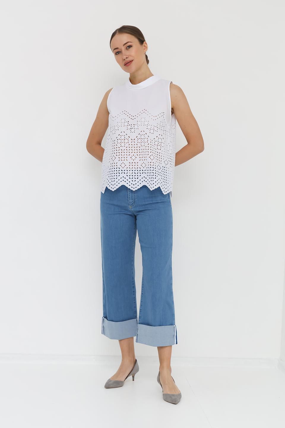 Джинсы D. Exterior кюлоты голубые