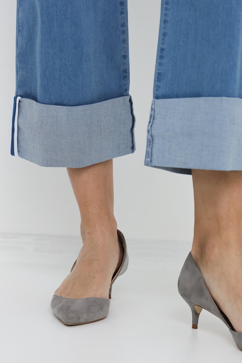 Джинсы D. Exterior кюлоты голубые