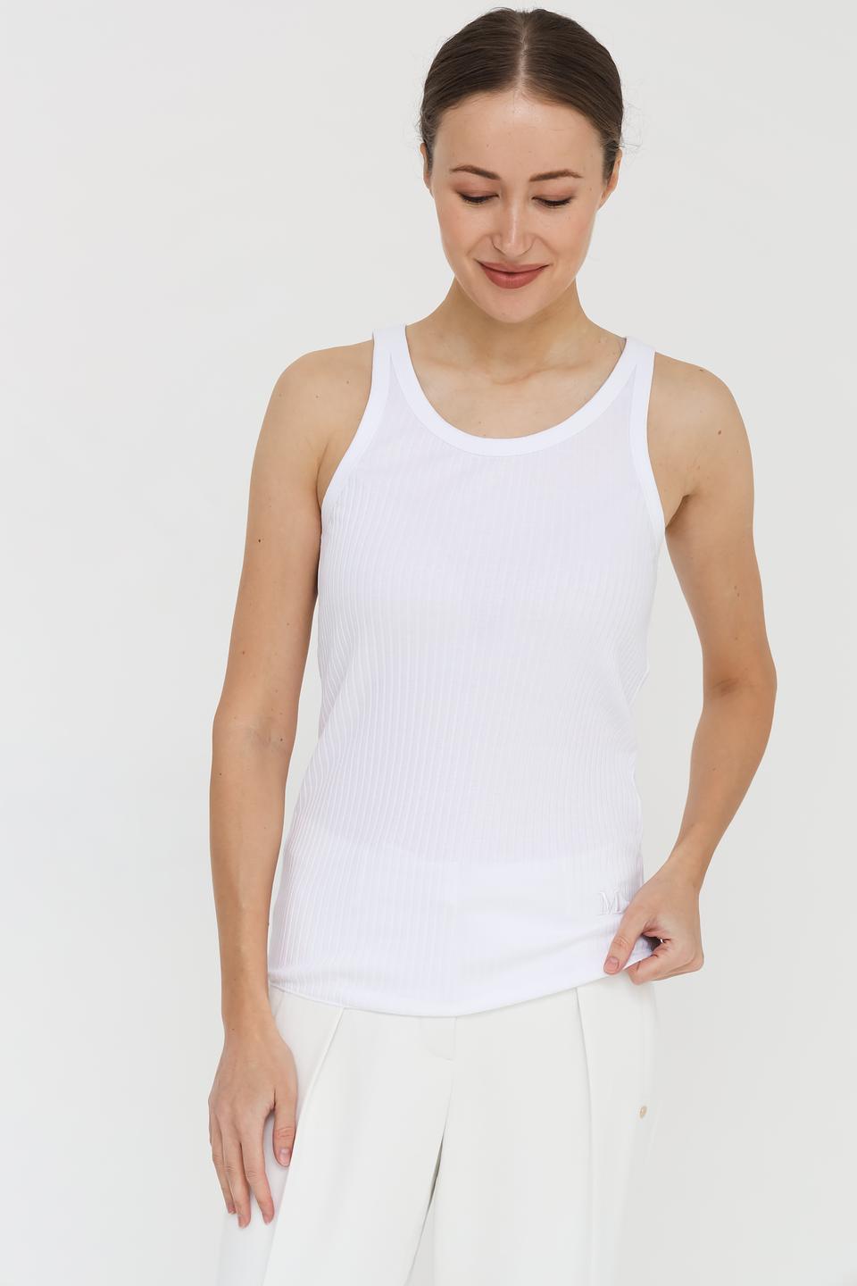 Топ Margittes базовый белый