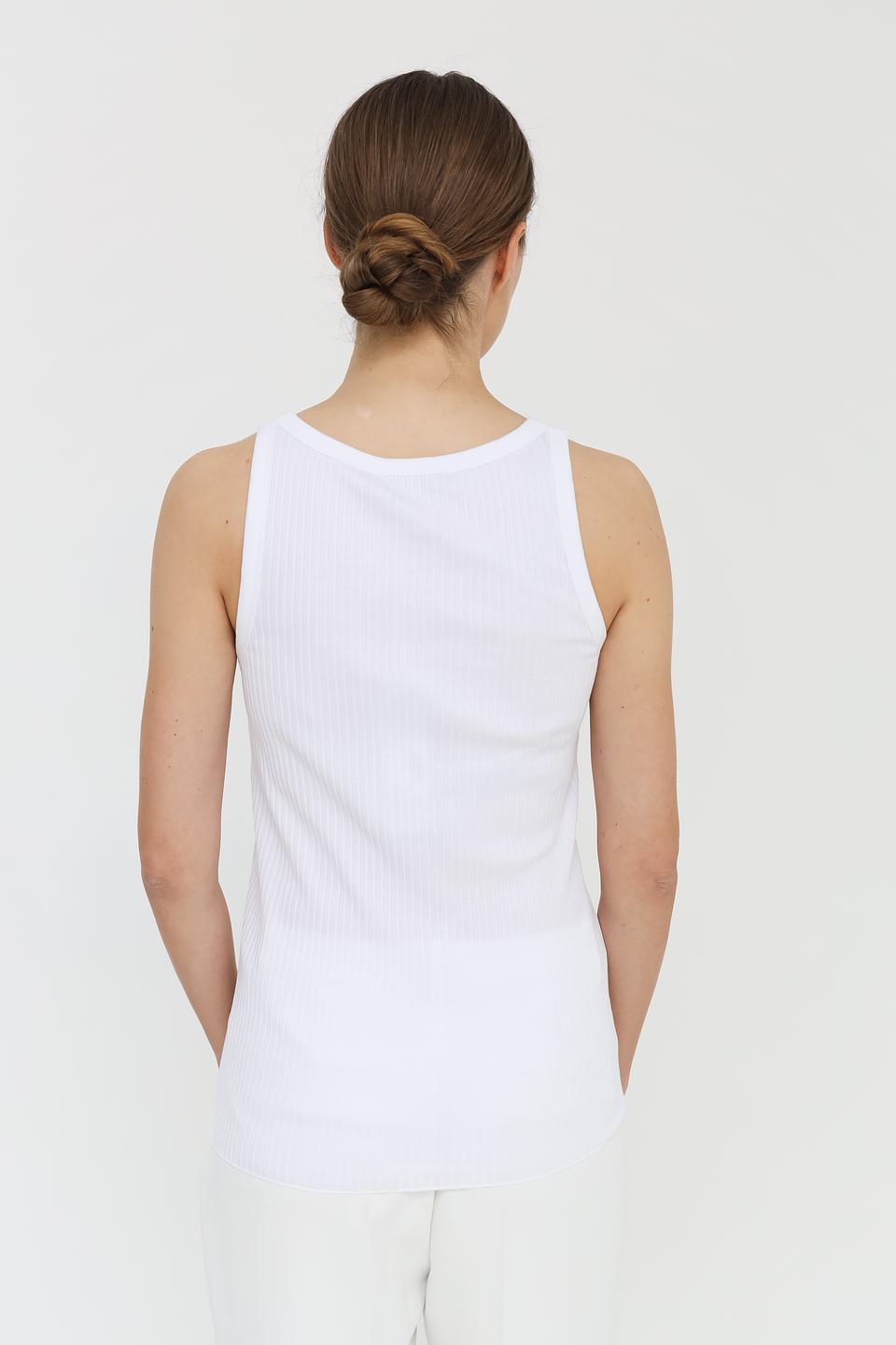 Топ Margittes базовый белый