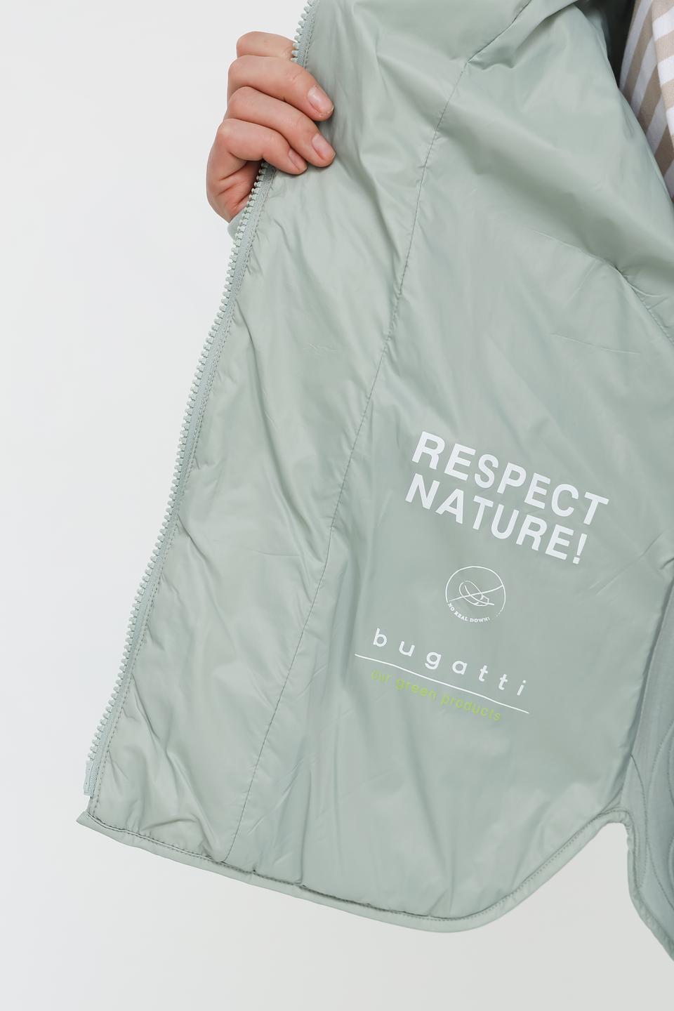 Куртка Bugatti стеганая мятная