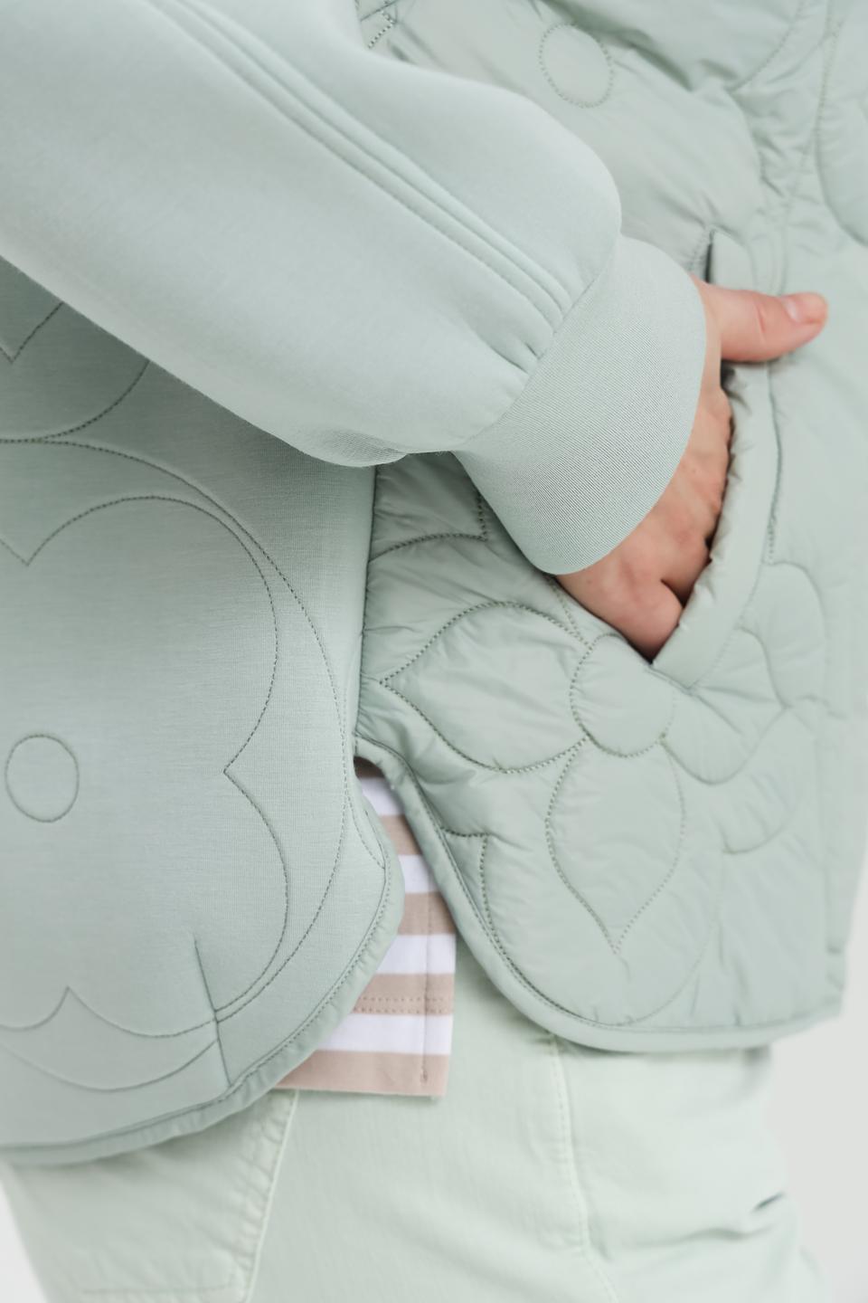 Куртка Bugatti стеганая мятная