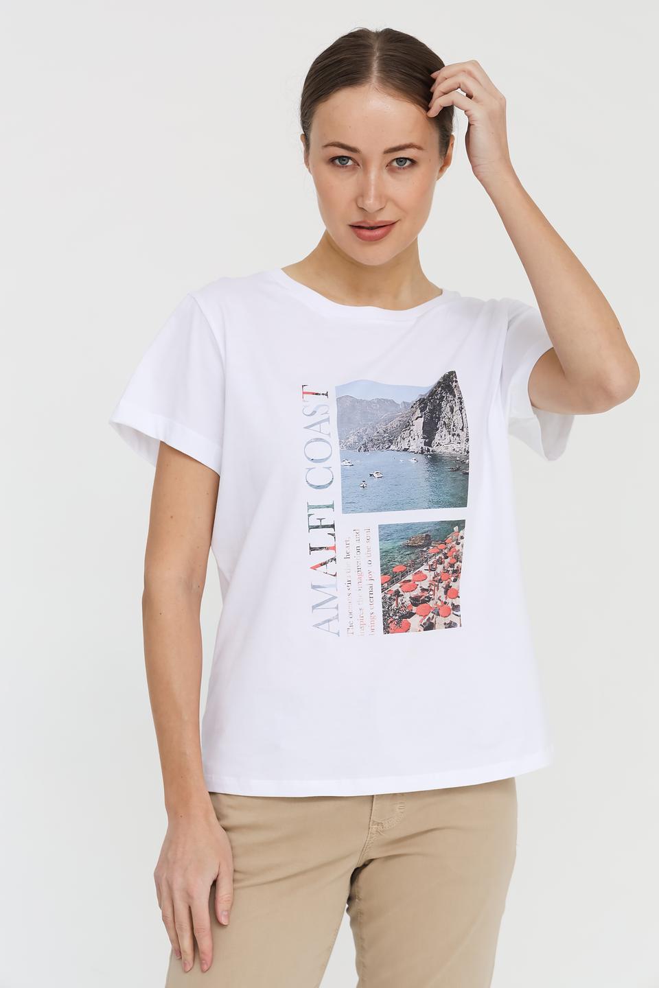 Футболка UNQ женская с принтом Amalfi Coast