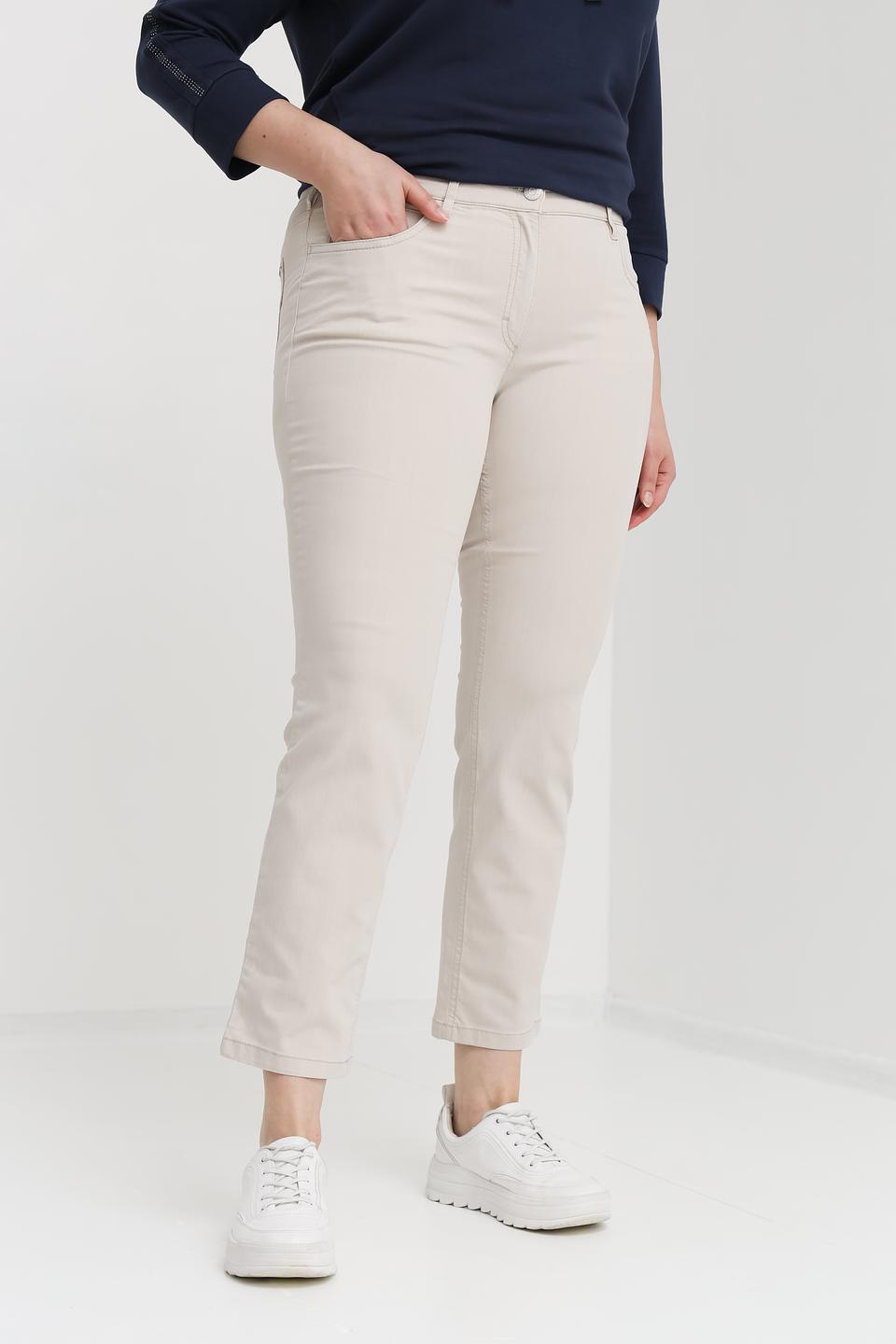 Джинсы Zerres бежевые прямые