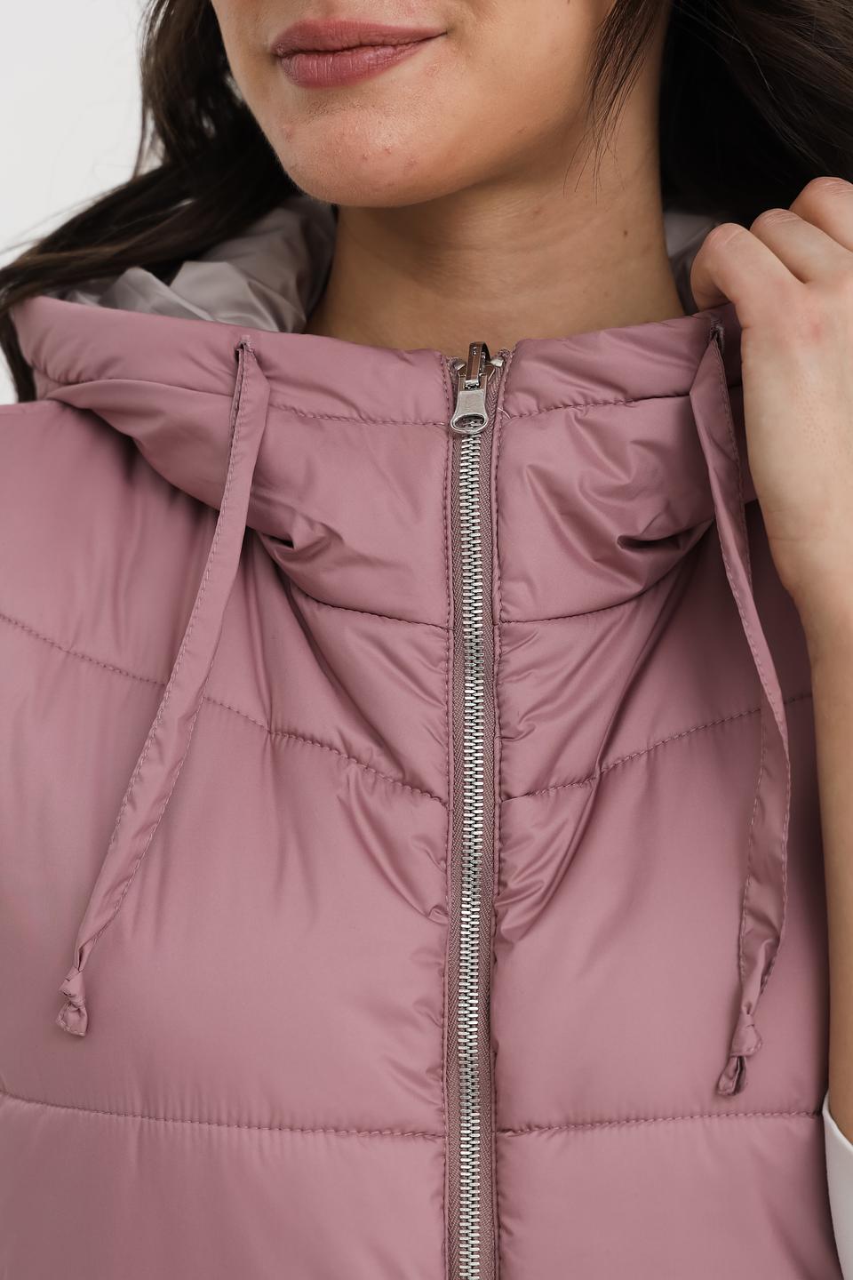 Жилет Cinque стеганый пудровый