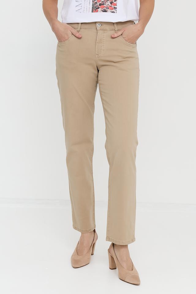 Джинсы Angels прямого кроя бежевые